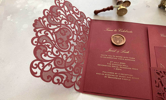 How To Make .... Luxury Wax Seal Wedding Invitations