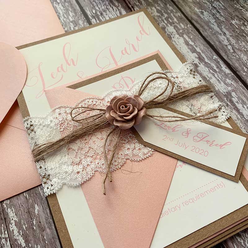 How To Make ..... Rustic Invitation with Holder