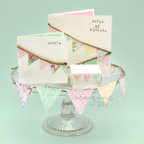 How to Make... Bunting Wedding Stationery