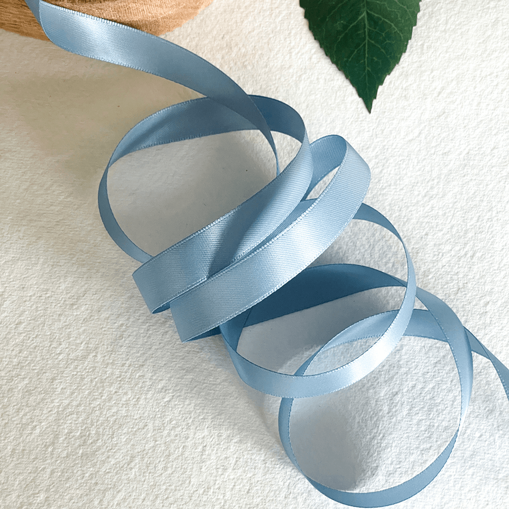 French Blue Satin Ribbon  ImagineDIY 13mm 1 Meter 