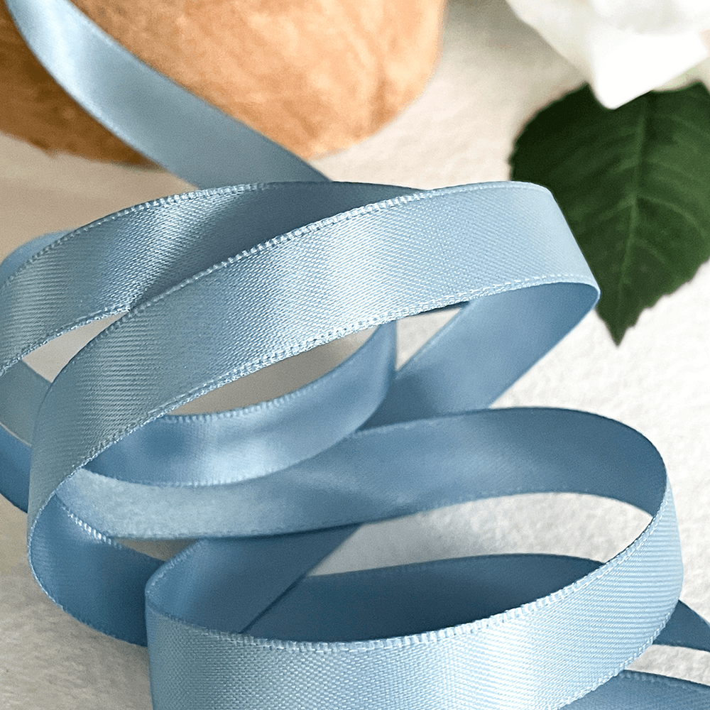 French Blue Satin Ribbon  ImagineDIY 16mm 1 Meter 