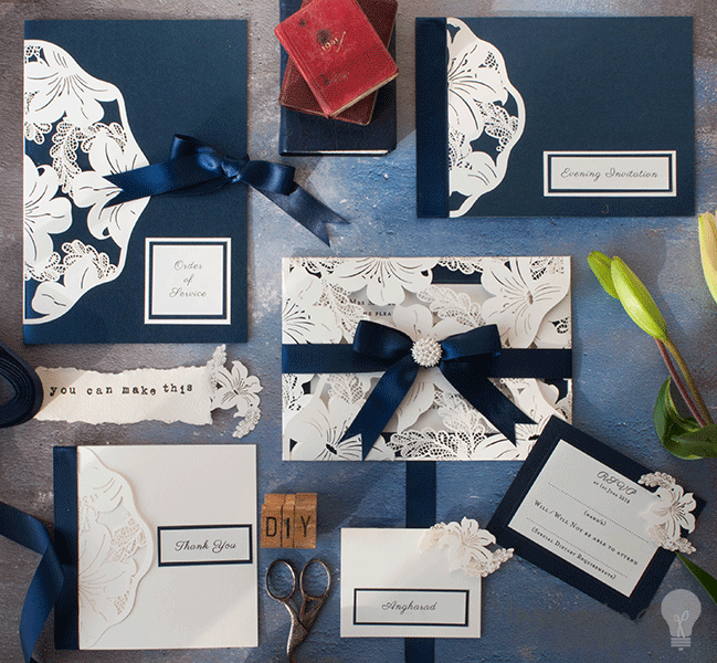 Lily Wedding Invitation ImagineDIY