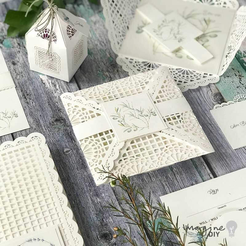 A4 Card in Matt Off White ImagineDIY