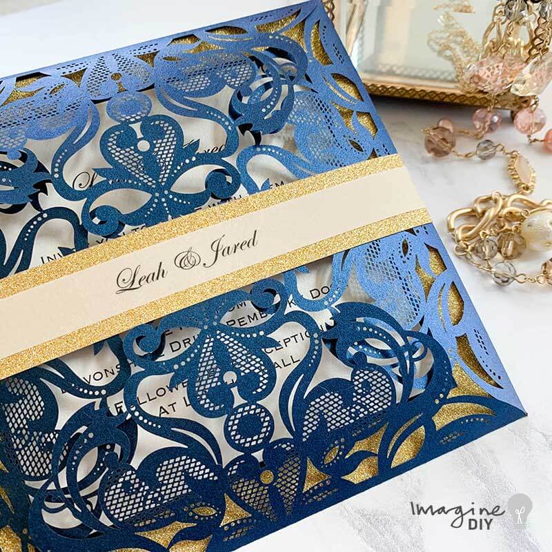 Glitter Card & Paper - Gold ImagineDIY