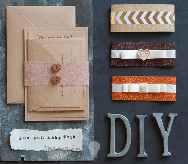 Glitter Card & Paper - Rose Gold ImagineDIY