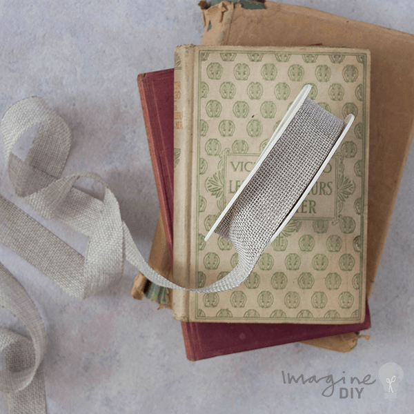 Pristine Silver Burlap Ribbon - 15 Metre Roll ImagineDIY 25mm