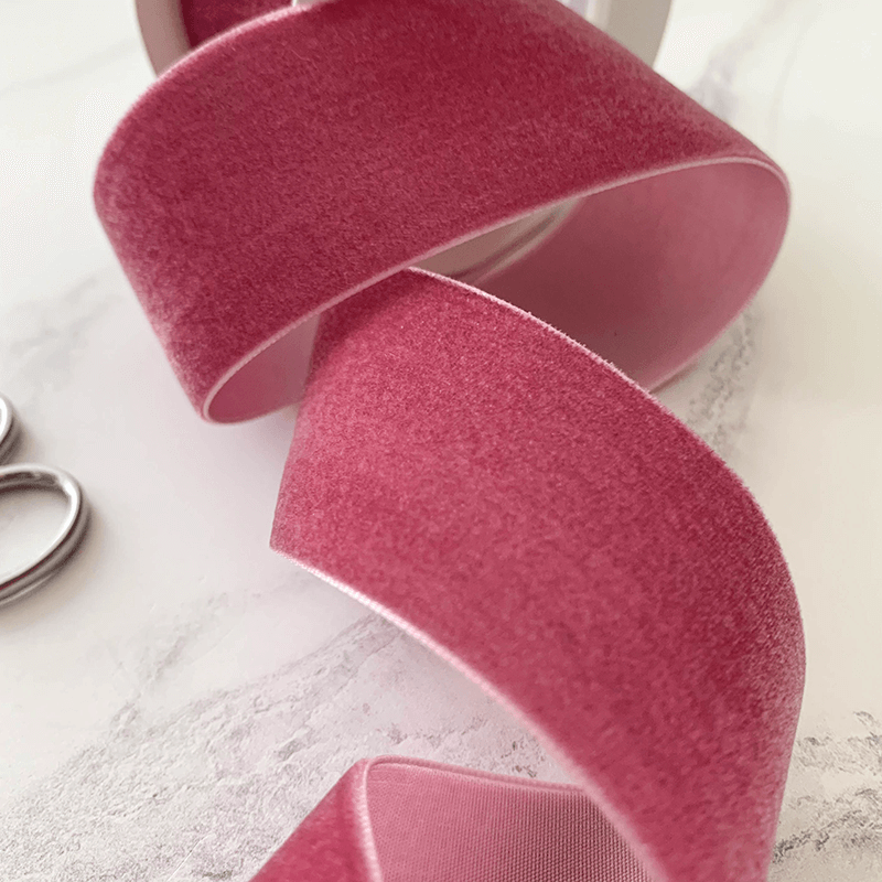 Antique Rose Velvet Ribbon - 3 Meter Roll ImagineDIY 38mm