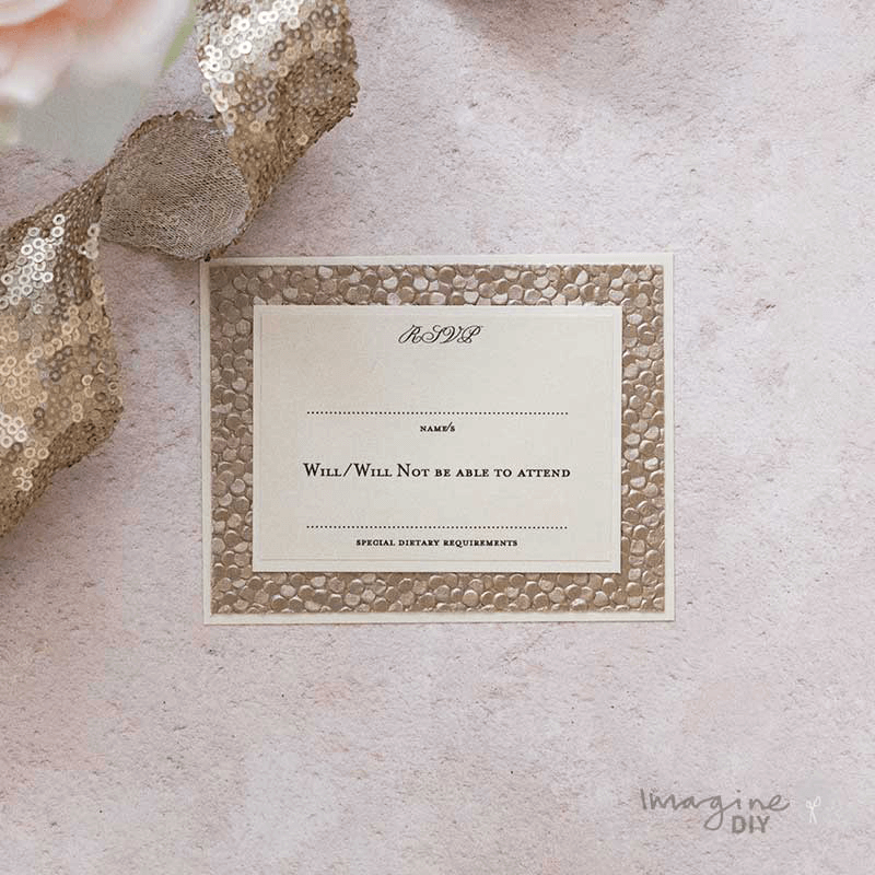 A4 Pearlised Paper in Cream ImagineDIY