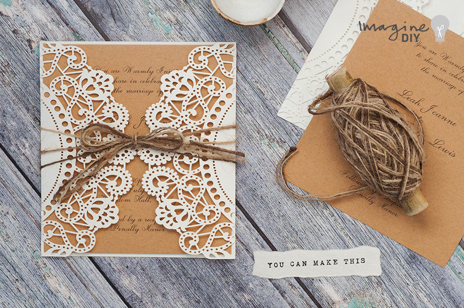 Fine Tri Colour Flaxcord - Brown and Natural ImagineDIY