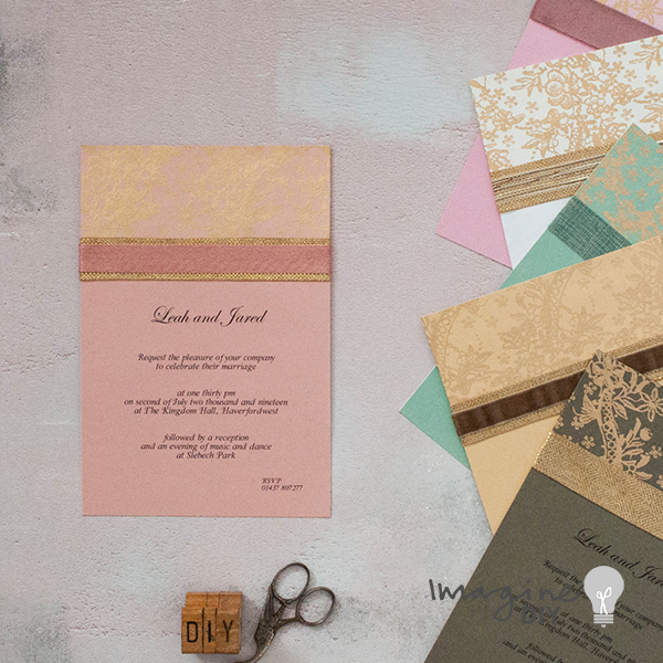 Rose Woven Hidden Arrow Ribbon ImagineDIY