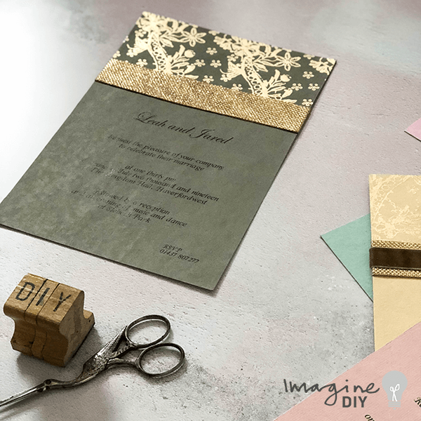 Gold Metalino Ribbon ImagineDIY