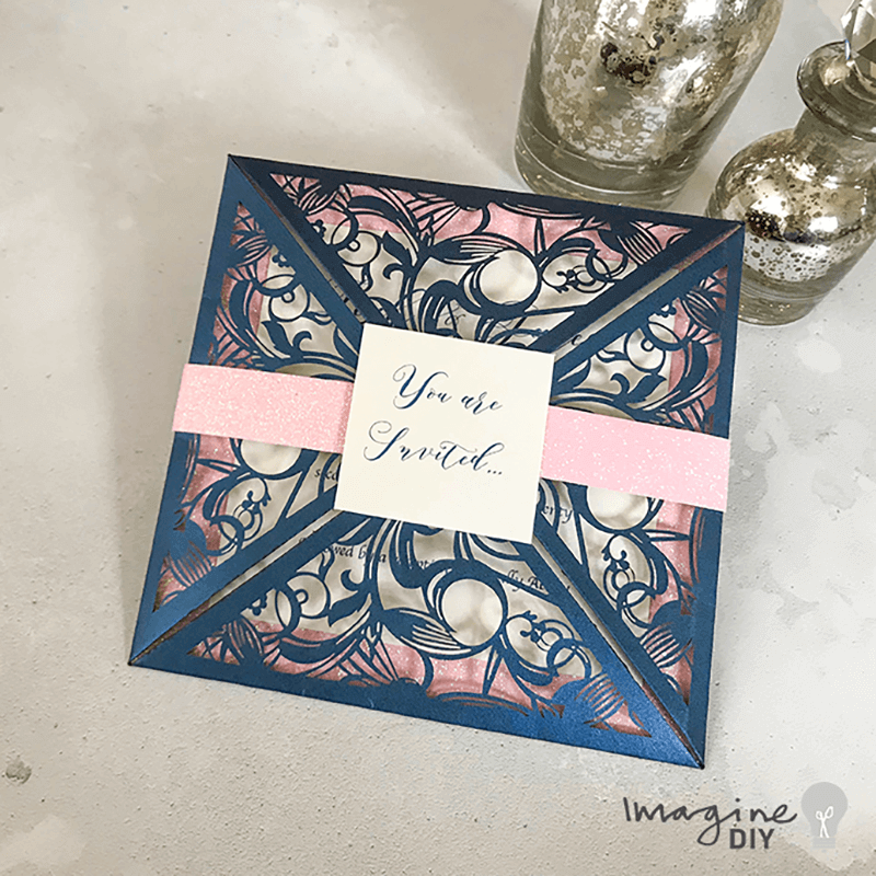 Glitter Card & Paper - Pink ImagineDIY