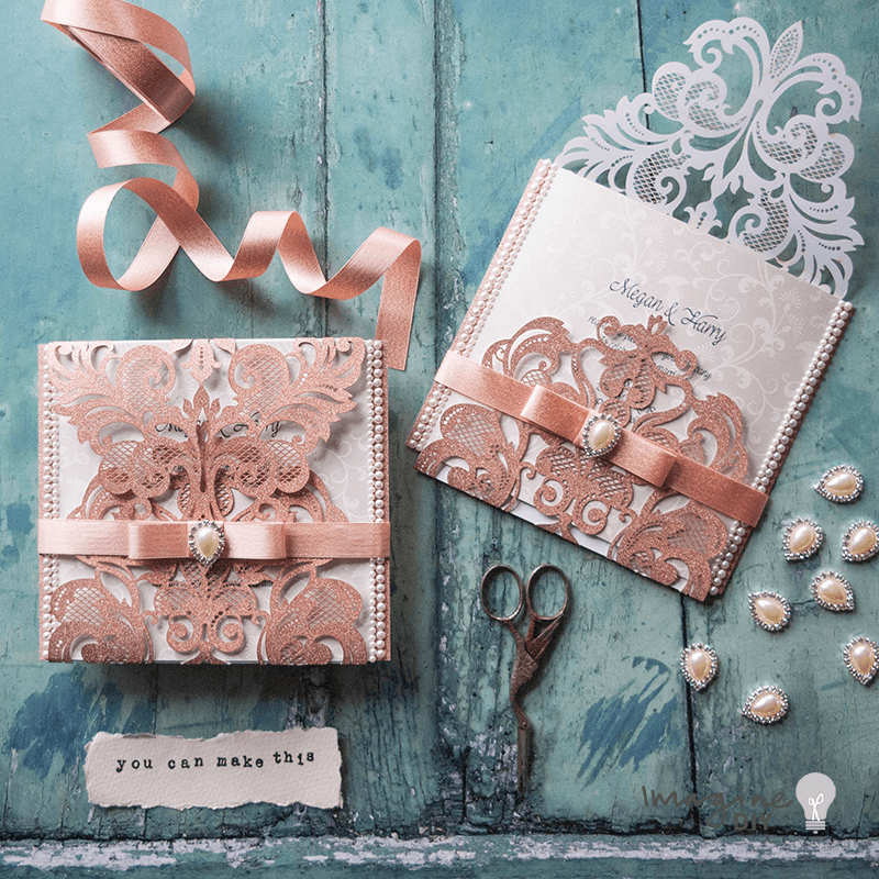 Dior Bow - Rose Gold Sparkle ImagineDIY