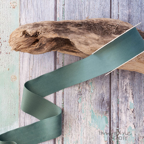 Deluxe Sage Green Velvet Ribbon ImagineDIY 40mm 1 Meter