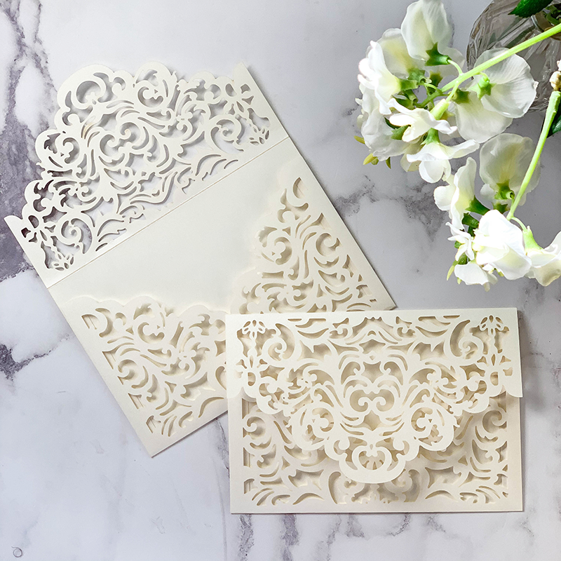 Laser cut online wedding invitations
