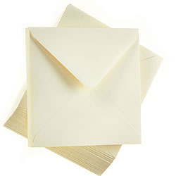 Square Envelopes in Ivory (Pack of 50)  ImagineDIY   