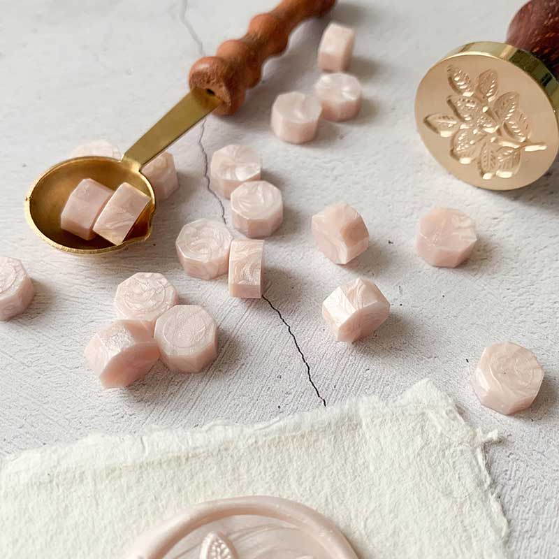 Sealing Wax BEADS - Blush ImagineDIY