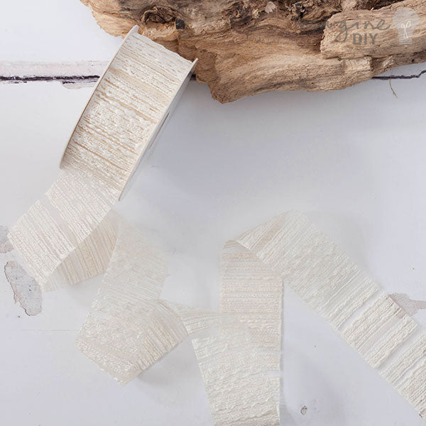 Bouclisse Cream Ribbon ImagineDIY 1 Meter