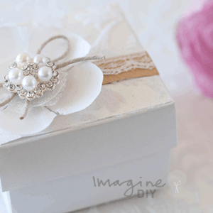 Ivory Lace Ribbon 3/8" ImagineDIY
