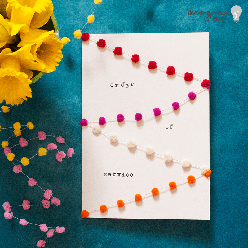 Spring Dots Cord Warm Red ImagineDIY