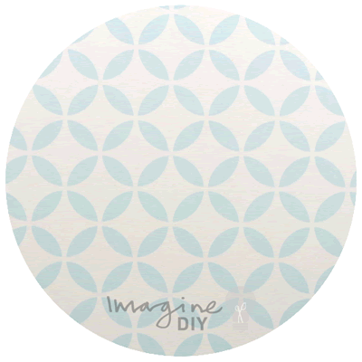 Geometric Paper Aqua ImagineDIY