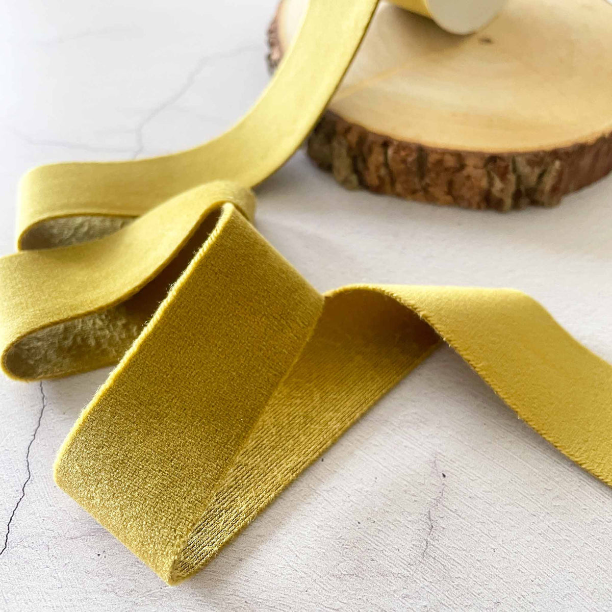Deluxe Gold Velvet Ribbon ImagineDIY 25mm 1 Meter
