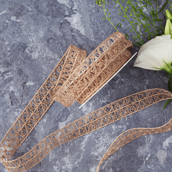 Gold Serena Lace ImagineDIY 1 Meter