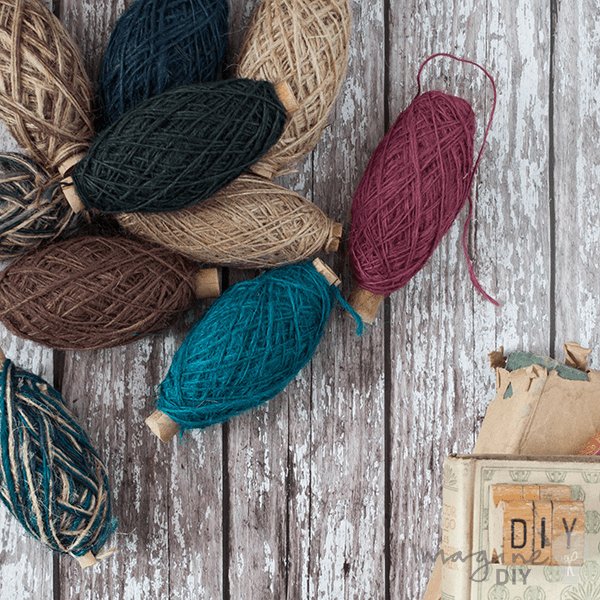 Fine Tri Colour Flaxcord - Teal, Navy and Natural ImagineDIY