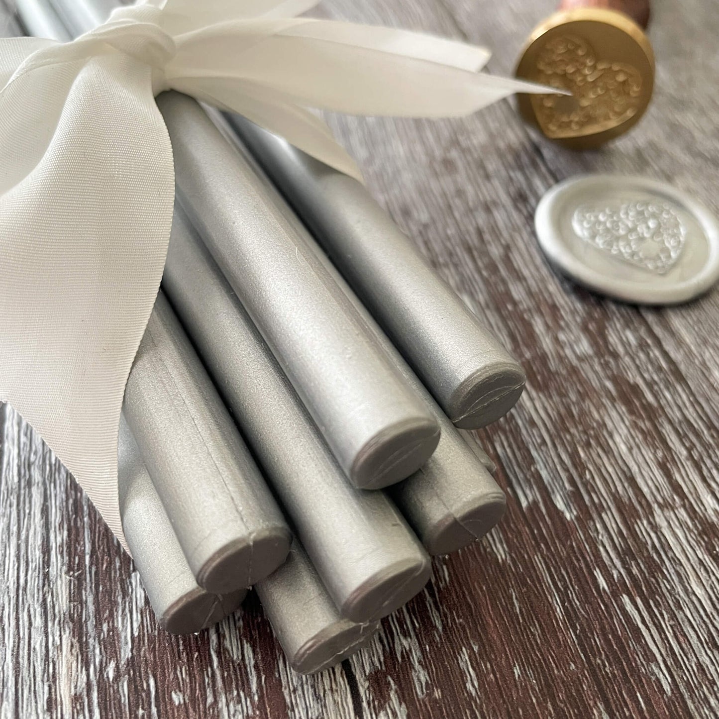 11mm Sealing Wax Stick - Silver ImagineDIY