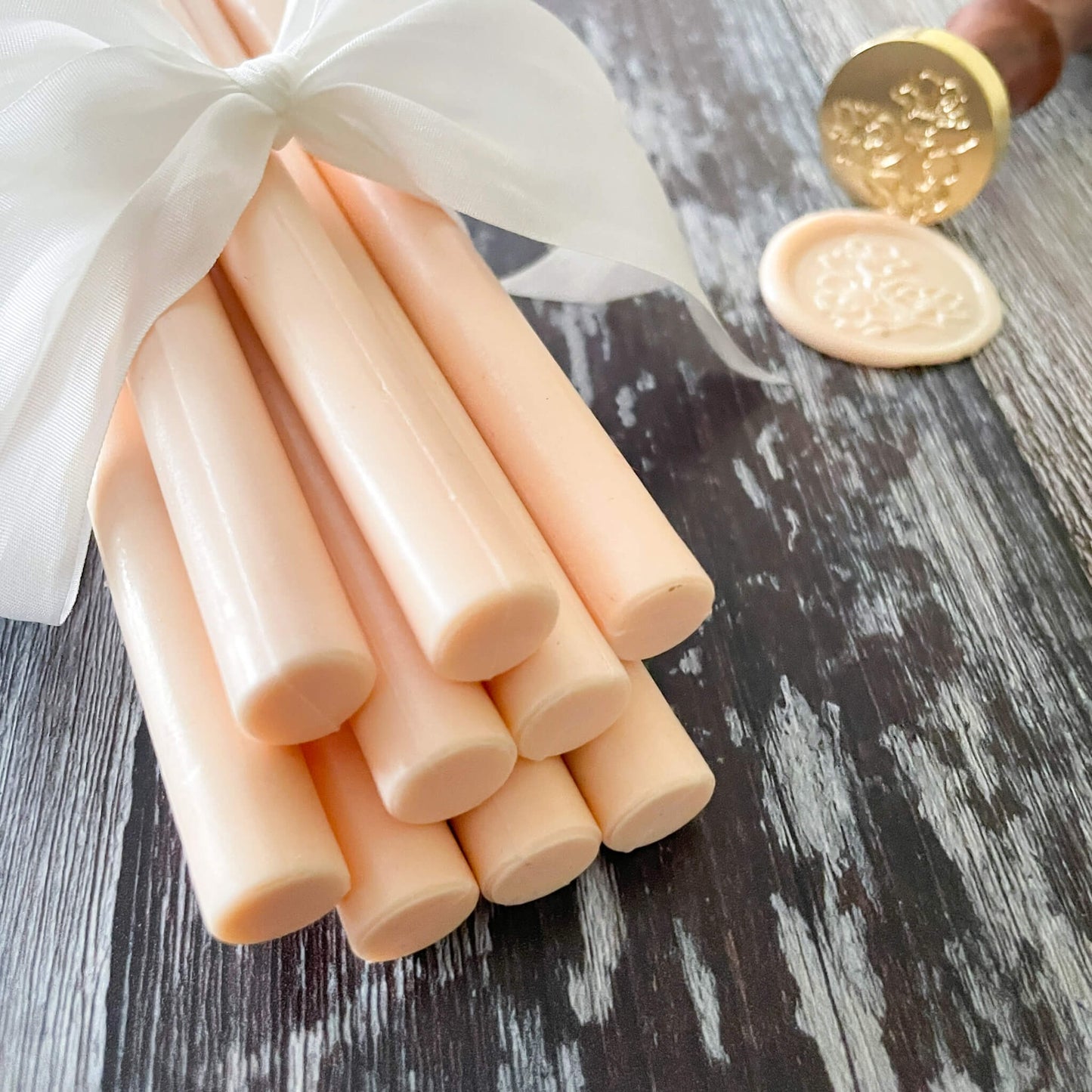 11mm Sealing Wax Stick - Peach Fuzz ImagineDIY