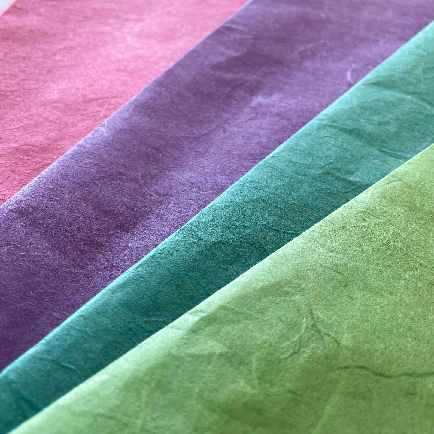 Teal Eco Friendly Mulberry Silk Paper - 70cm x 50cm ImagineDIY