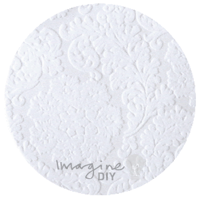 Josephine Flocked Paper White ImagineDIY