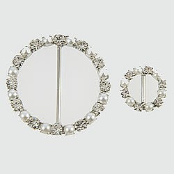 Crystal and Pearl Buckle Large ImagineDIY