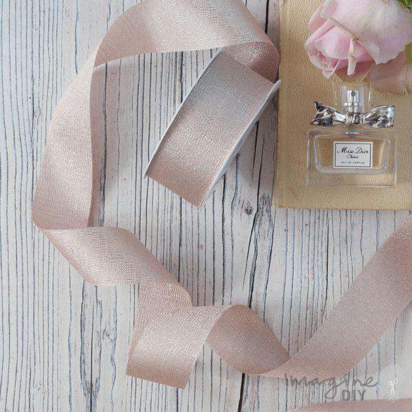 Blush Luster Ribbon ImagineDIY 40mm 1 Meter