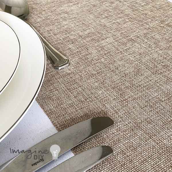 Pristine Table Runner Natural - 1.5 Meter Roll ImagineDIY