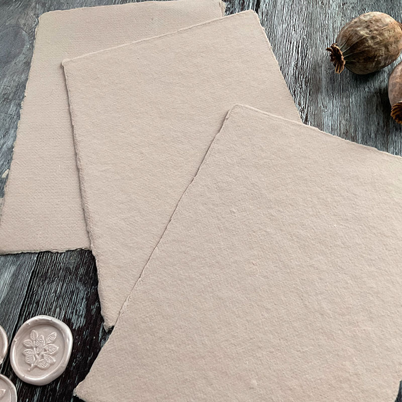 Natural Handmade Paper, Card and Envelopes (Vegan)  ImagineDIY Paper A5 