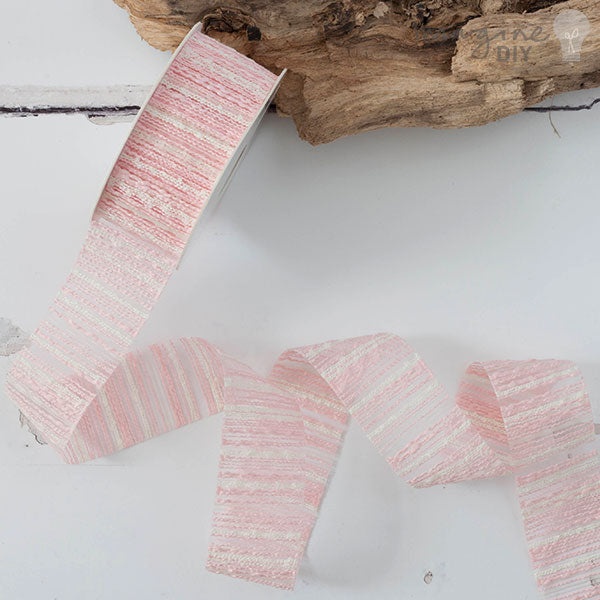 Bouclisse Rose Ribbon ImagineDIY 40mm 1 Meter