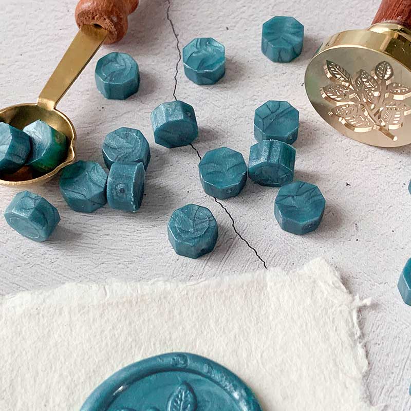 Sealing Wax BEADS - Sea Green ImagineDIY