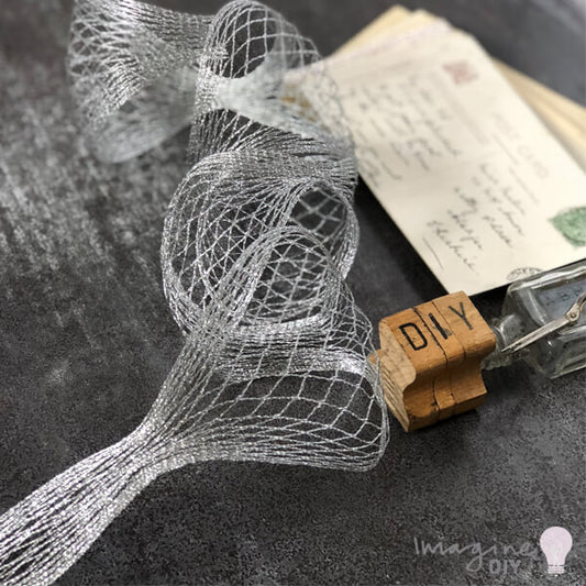 Silver Maze Wire Ribbon  ImagineDIY 1 Meter  