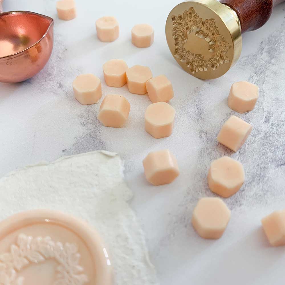 Sealing Wax BEADS - Peach ImagineDIY