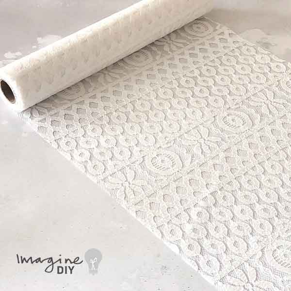 White Lida Table Runner - 2.5 Metre ImagineDIY