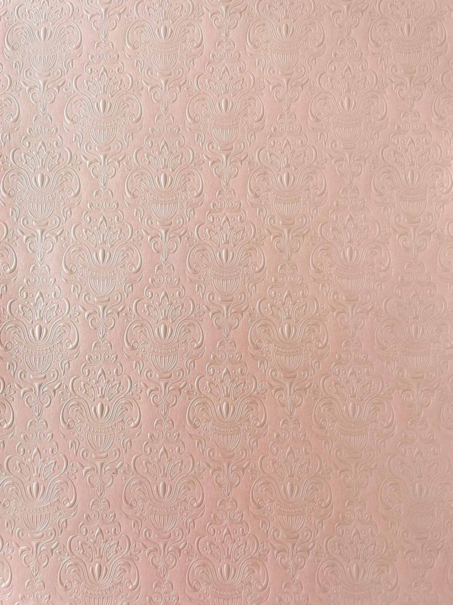Antoinette Embossed Paper in Pink ImagineDIY