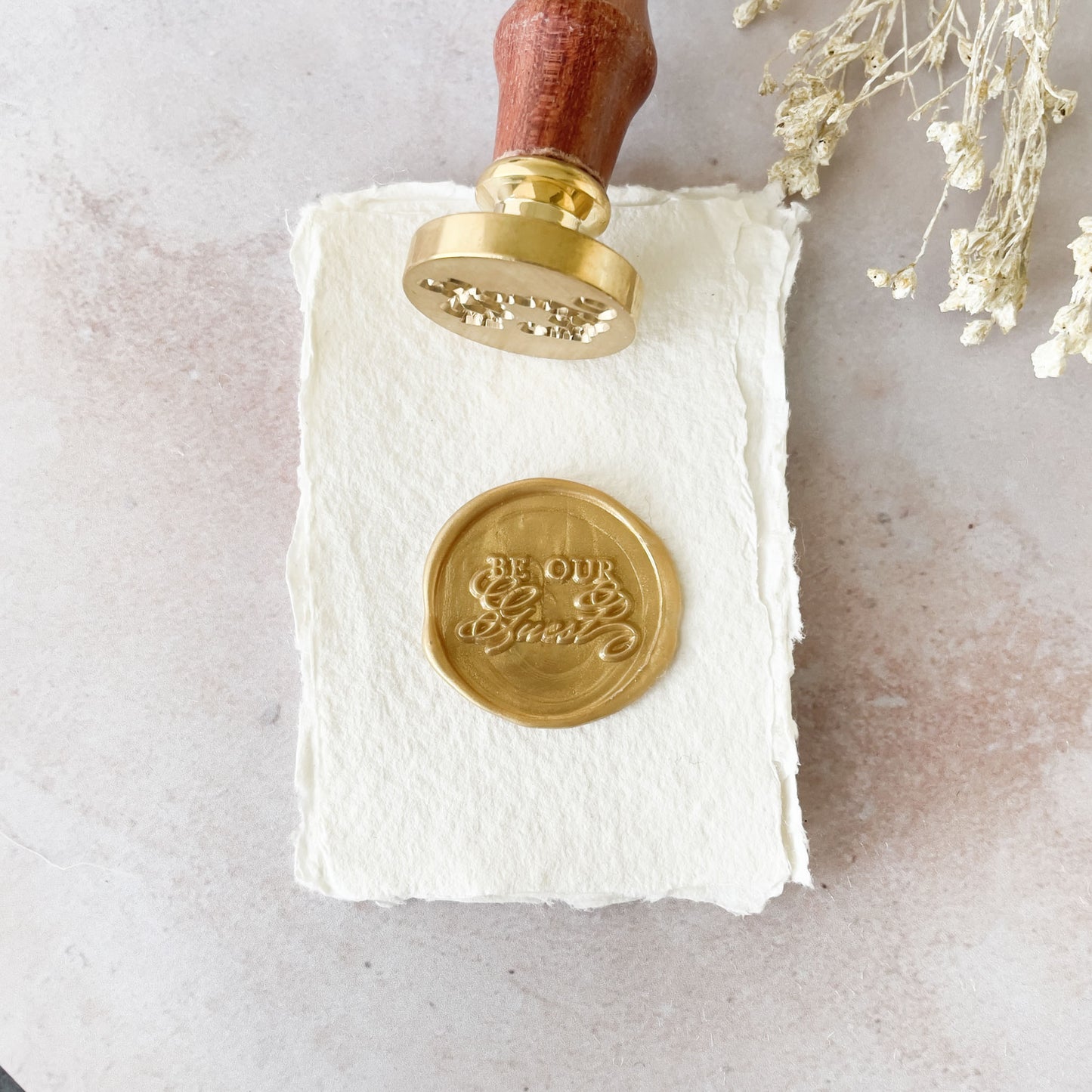 Be Our Guest - Wax Seal ImagineDIY