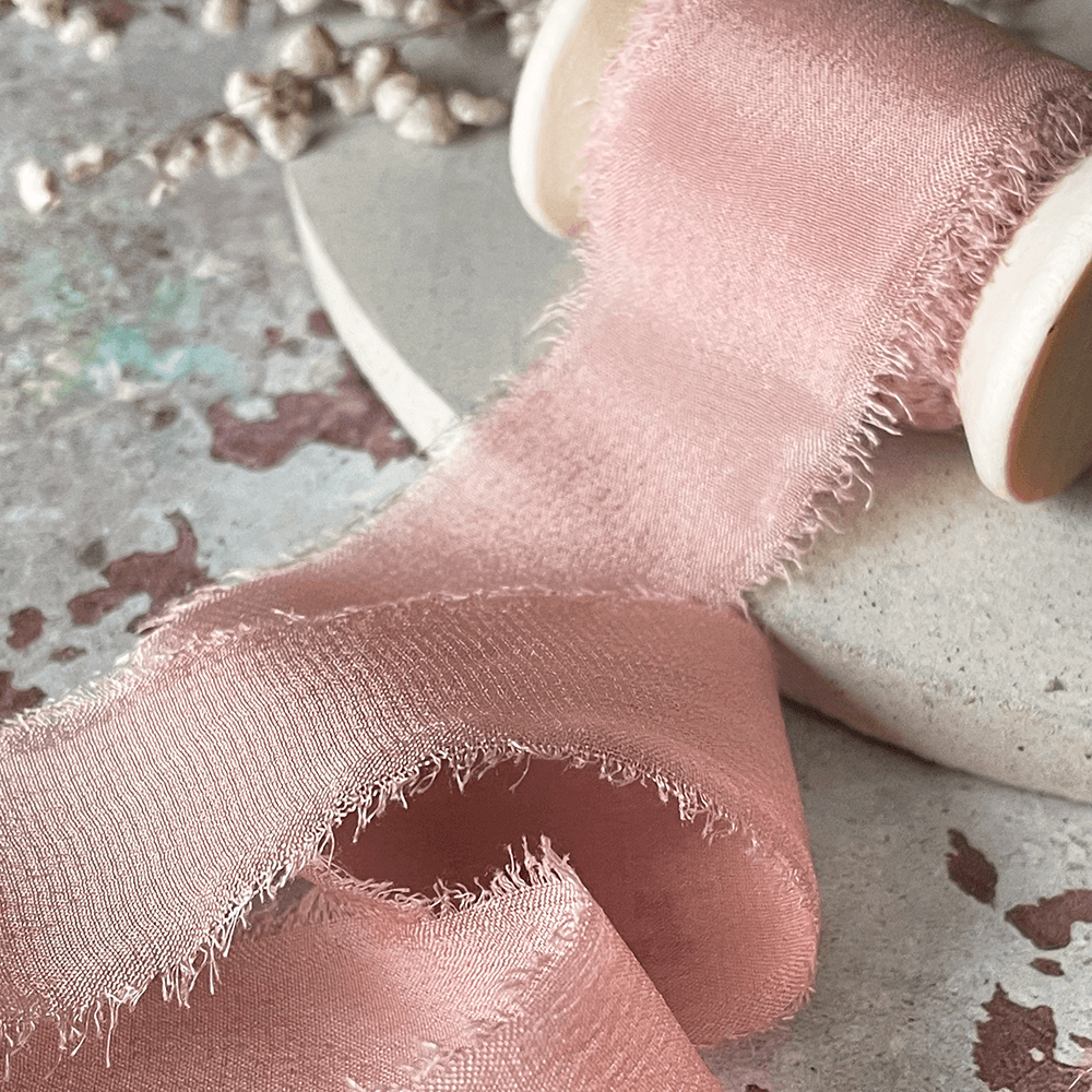 Blush lace discount ribbon