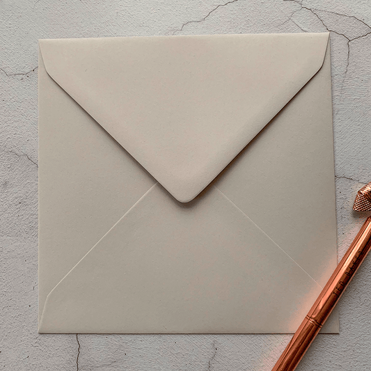 155 Square Premium Envelope (Recycled) in Storm  ImagineDIY   