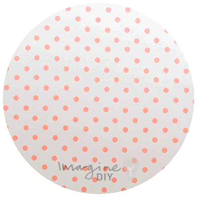 Polka Paper Coral ImagineDIY