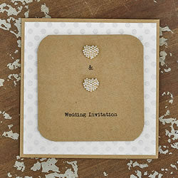 Polka Flocked Paper in White ImagineDIY