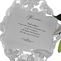 Lily Wedding Invitation  ImagineDIY   
