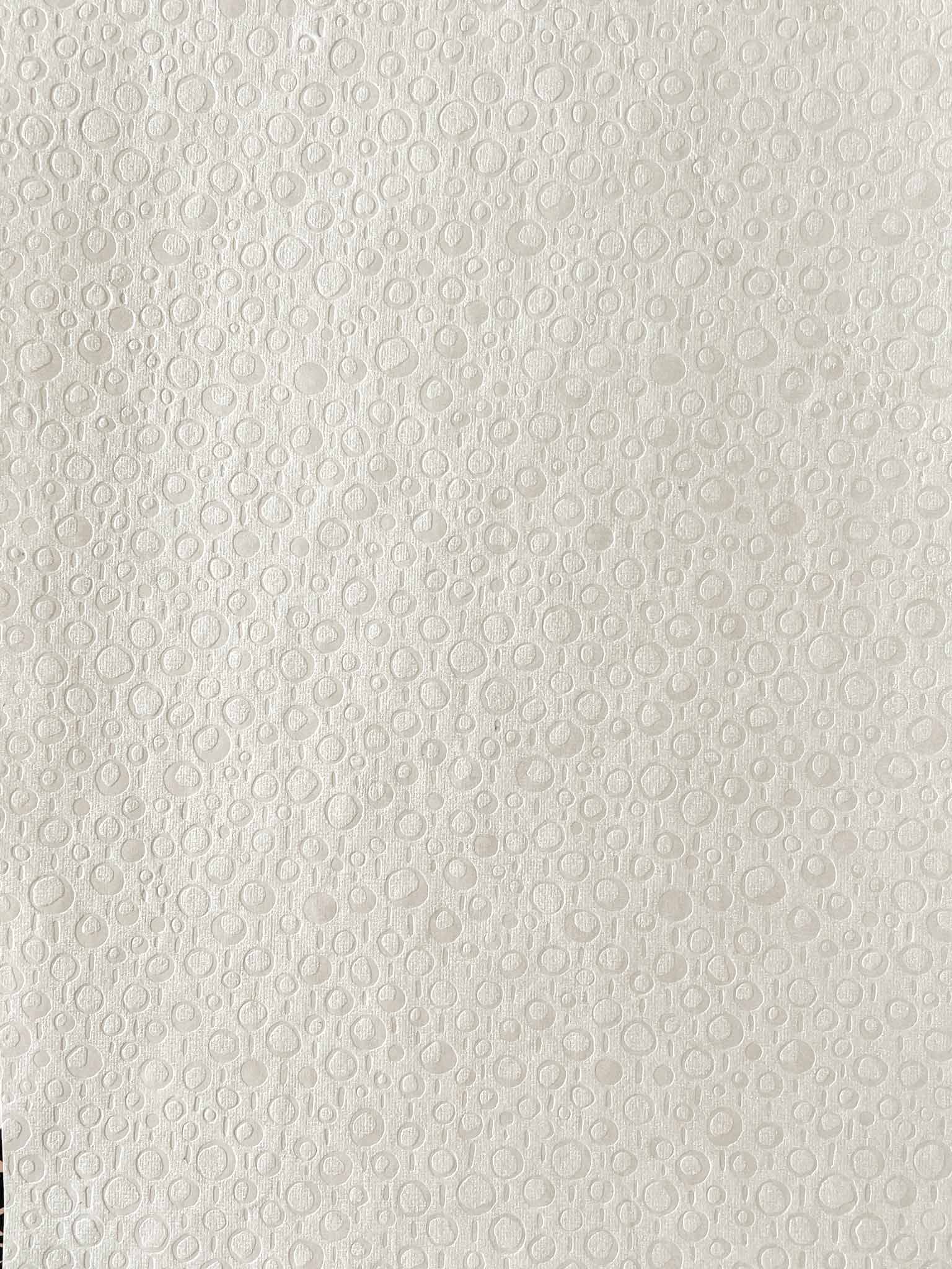 Neige Embossed Paper White  ImagineDIY   