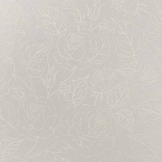 Flora Paper in White  ImagineDIY   